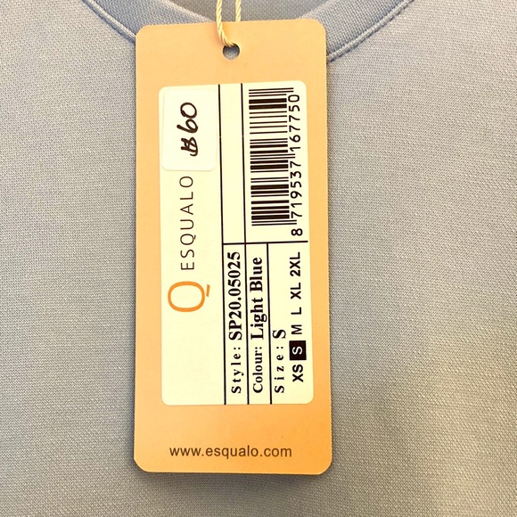 Esqualo blue tee NWT - Picture 5 of 6